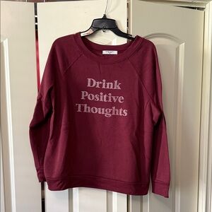 Project Social T Burgundy Sweatshirt